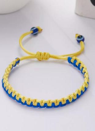 💛патріотичний браслет жовто-блакитний браслет фенічка парні браслети плетений браслет 💙8 фото