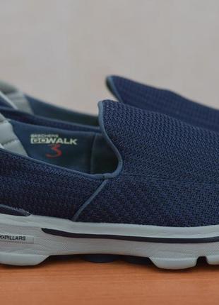 Синие кроссовки, кеды, слипоны, мокасины skechers gowalk 3, 39.5 размер. оригинал