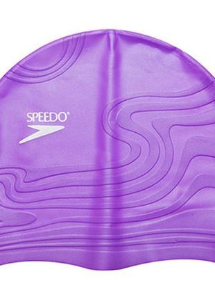 Шапочка для бассейна фиолетовая speedo sp-4
