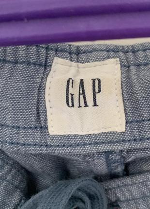 Летние льняные шорты gap оверсайз2 фото