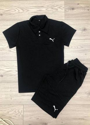 Костюм футболка поло і шорти. футболка і шорти . футболка поло. puma. літній костюм . літній костюм. футболка поло