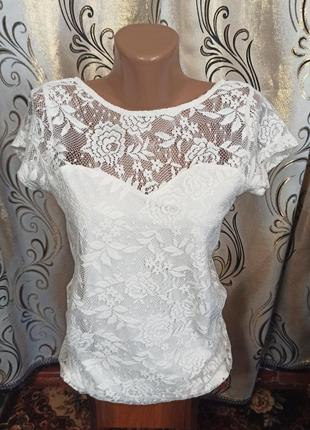 Нежная кружевная женская блуза dorothy perkins