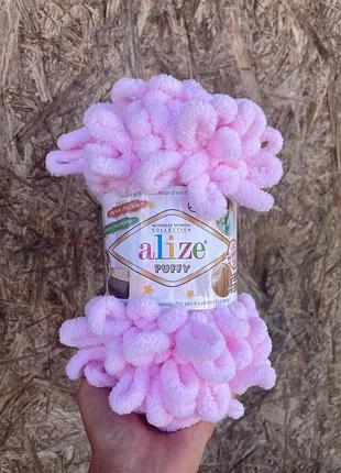 Пряжа с петлями alize puffy