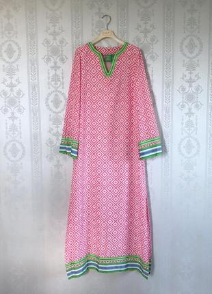 Шикарное брендовое платье jules reid туника макси🌷1 фото