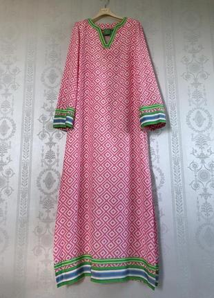 Шикарное брендовое платье jules reid туника макси🌷2 фото
