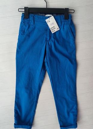 Нові яскраві штани чінос h&m розм. 110, 122 і 128