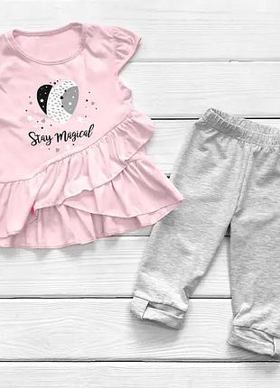 Літній костюм для дівчинки
