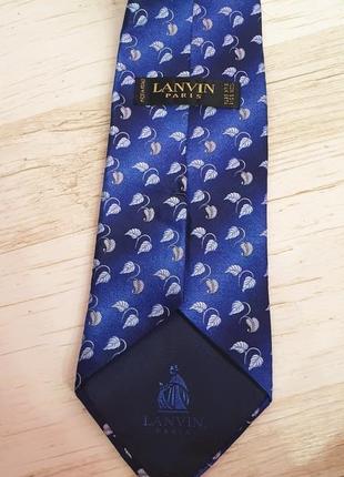 Шовкова краватка галстук lanvin3 фото