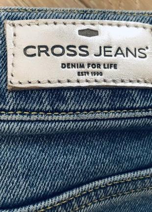 Классная джинсовая модная юбка с потертостями  от cross jeans 🛍🍒🌺7 фото