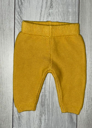 Вязаные штанишки для новорожденных primark размер 0-2 мес рост 56см.1 фото