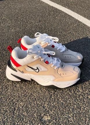 Nike m2k tekno pink /white /red, жіночі кросівки найк демісезонні, кроссовки найк женские7 фото