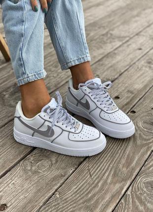 Nike air force 1 white reflective 3

женские кроссовки найк аир форс