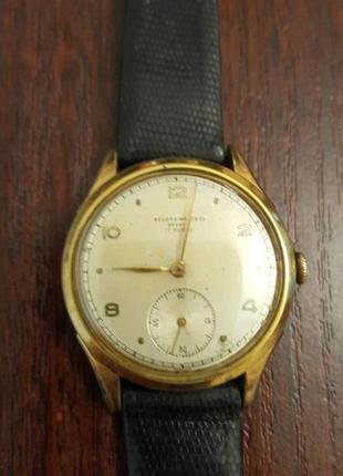 Швейцарские механические часы record watch co. geneve 50х-60 годов