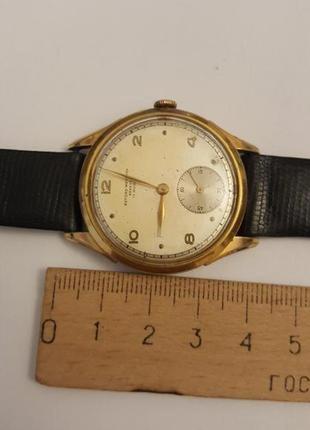 Швейцарские механические часы record watch co. geneve 50х-60 годов