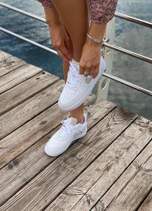 Nike air force 1 lx wmns red white blue жіночі кросівки найк аір форс6 фото