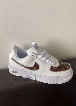 Кросівки жіночі nike air force 1 pixel x lv custom
/ женские кроссовки найк аир форс2 фото