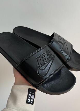 Чоловічі капці nike slides black 41-42-43-44-45