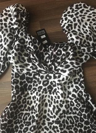Леопардова сукня babydoll