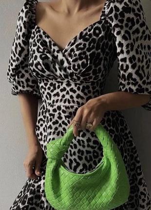 Леопардова сукня babydoll