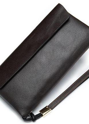 Клатч унисекс vintage 14903 коричневый