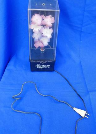 Нічний настоьный свктильник срср радянський цветодинамический букет фантазія