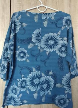 Стильная итальнская блузочка  блузка размер 56-584 фото