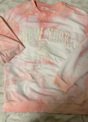 Кофтинка new york рожевого кольору1 фото