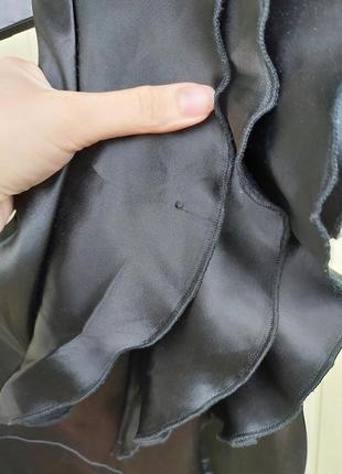 Коктельное черное платье мини с камнями, 44 р. (s-m)10 фото