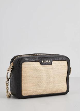 Furla сумка кожаная комбинированная оригинал бренд