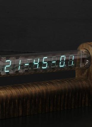 Nixie clock годинник на вакуумно-люмінесцентній лампі ів-18 , wi-fi clock6 фото