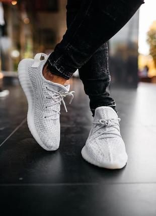 Жіночі кросівки adidas yeezy boost 350 v2 static reflective знижка sale6 фото