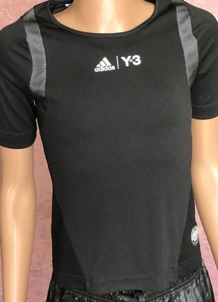 Black спортивна футболка adidas roland garros y-3 оригінал xxs