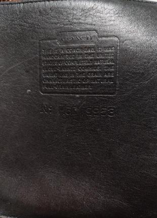 Vintage black leather coach helen's legacy 99535 фото