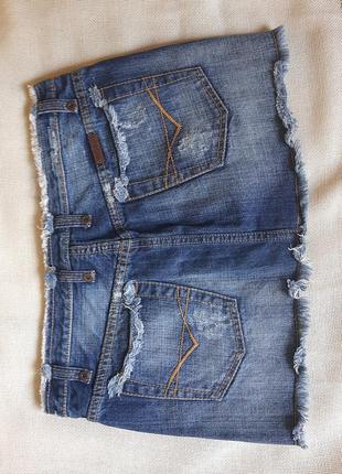 Коротка джинсова спідниця2 фото