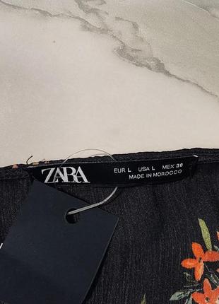 Плаття zara ,сукня zara в квітковий принт6 фото