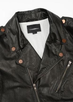 Diesel black gold leather biker jacket чоловіча шкіряна куртка jmh1235002 фото