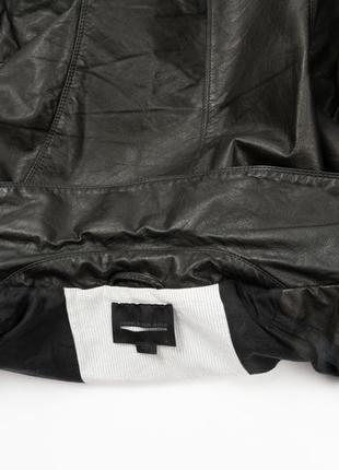 Diesel black gold leather biker jacket чоловіча шкіряна куртка jmh1235008 фото