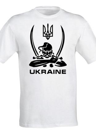 Футболка с украинской национальной символикой  "казак  ukraine" push it