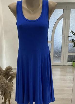 Сукня синя//эффектное платье3 фото