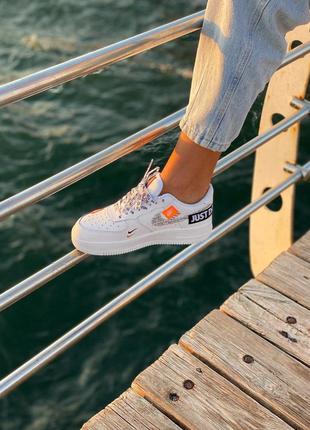 Кросівки жіночі nike air force 1 low just do it white 19 фото