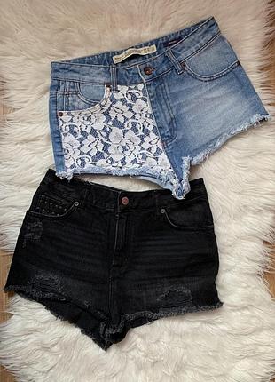 Шорти розміру xs короткі літні джинсові