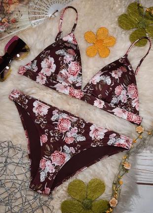 Купальник couleur h&m бангладеш р. 85 b c ліф трикутники плавки бікіні р. 42 роздільний3 фото