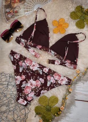 Купальник couleur h&m бангладеш р. 85 b c ліф трикутники плавки бікіні р. 42 роздільний5 фото