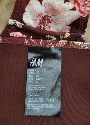 Купальник couleur h&m бангладеш р. 85 b c ліф трикутники плавки бікіні р. 42 роздільний9 фото