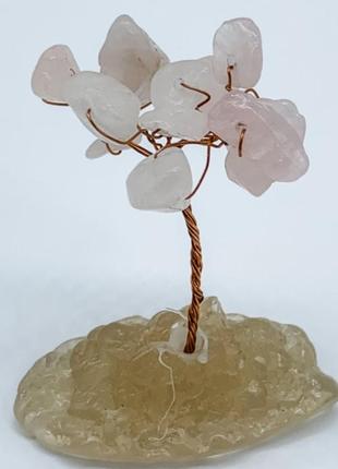 Аметистове дерево щастя crystals amethyst baby bonsai tree. висота 7 см1 фото