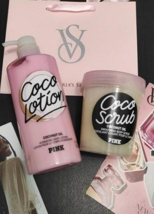 Увлажняющий крем лосьон для тела кокос coco lotion 💕victorias secret виктория сикрет вікторія сікрет оригинал4 фото