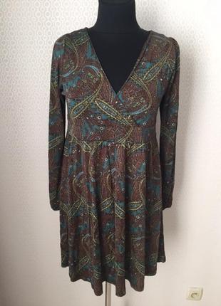 Оригинальная туника платье большого размера (евр 44, укр 50) от h&m