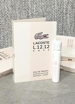 Lacoste l.12.12 rose пробник для жінок (оригінал