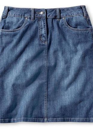 Фирменная джинсовая юбка от tcm tchibo.германия.оригинал!