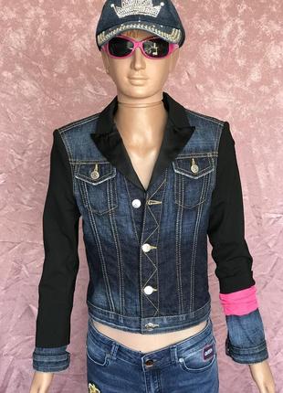 New джинсовый пиджак от кутюр куртка dsquared2 оригинал девочке 10 лет3 фото